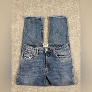Acne Studios Row Fringe CLTVT Minimalist Casual Jeans Size 26/32